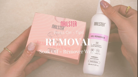 How to Remove Press-on Tips with Soak Off Remover Wraps