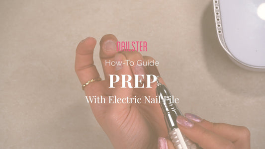 Prepping Your Natural Nails with an Electric Nail File