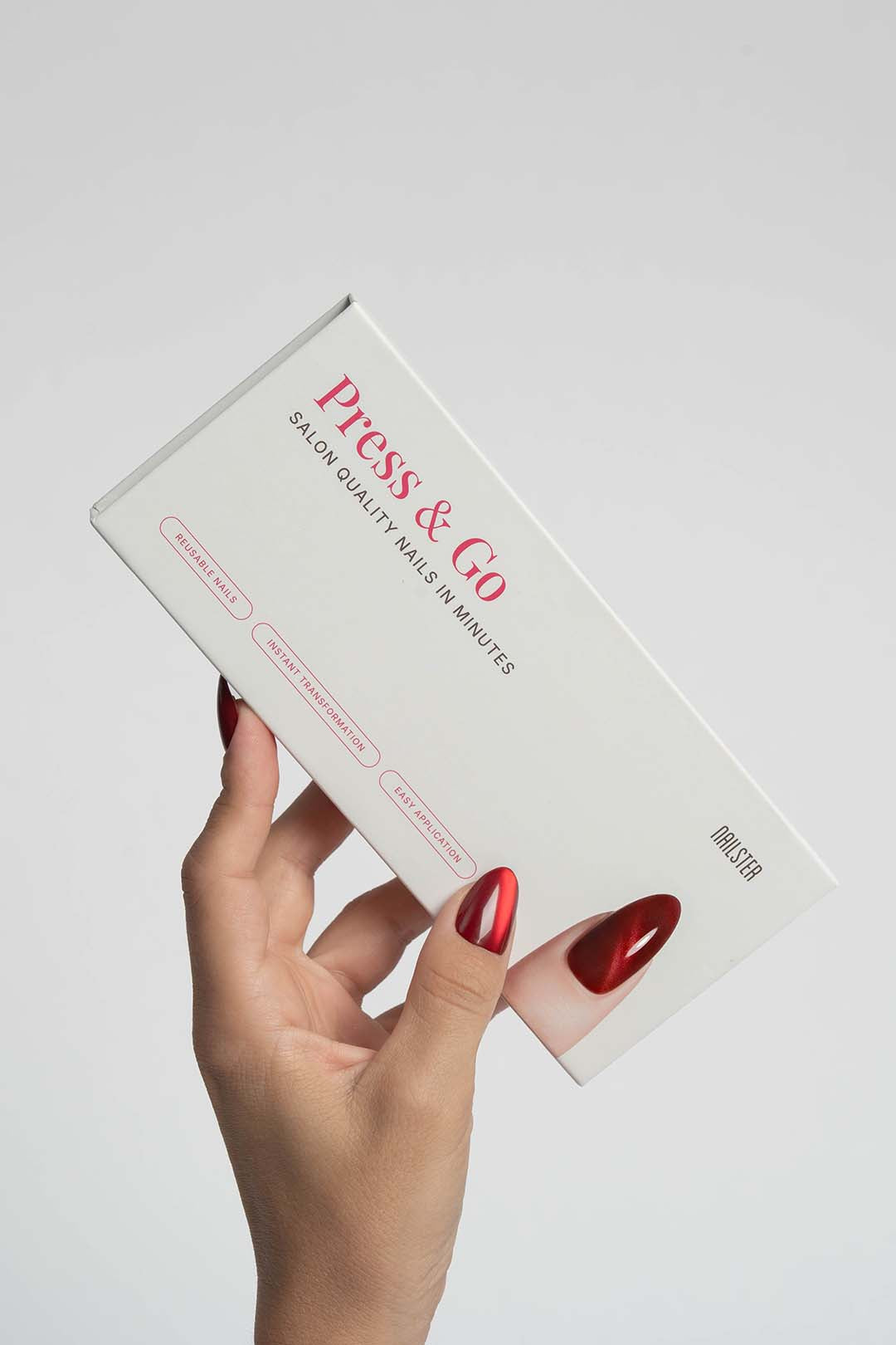 Press & Go - Cherry Cat Eye - Almond