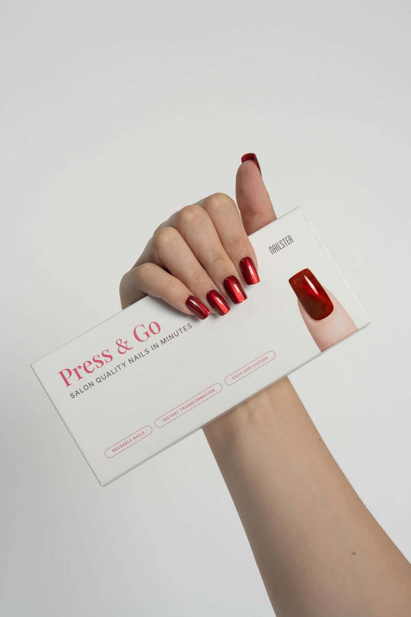 Press & Go - Cherry Cat Eye - Square
