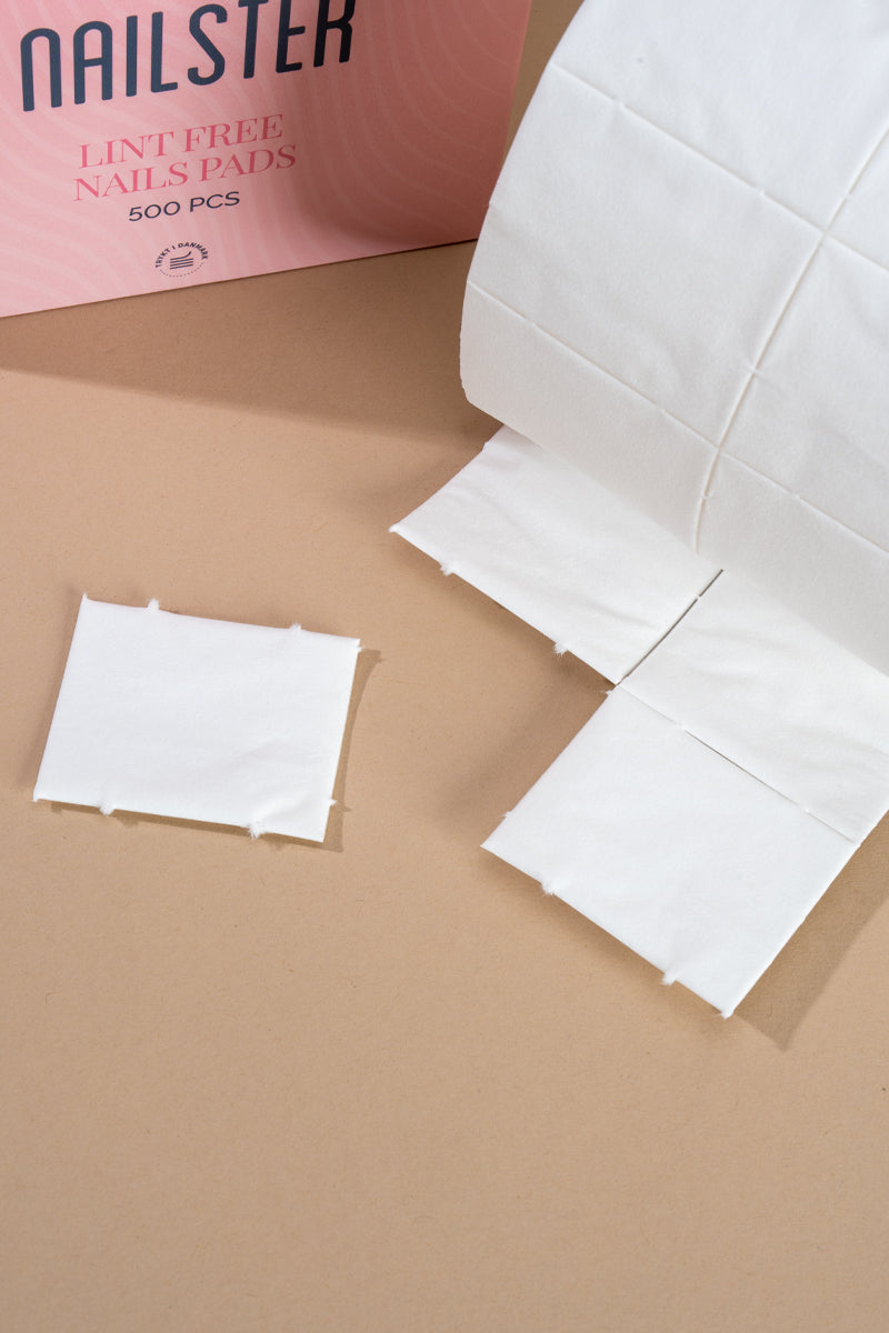 Lint-free cotton pads