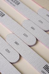 Straight Nail File 180/220 - 10 pcs.