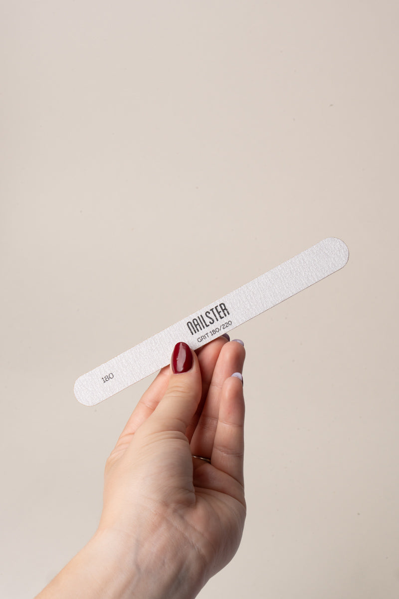 Straight Nail File 180/220 - 10 pcs.