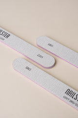 Straight Nail File 180/220 - 3 pcs.