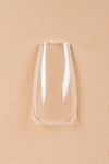 5 x Coffin/Ballerina Medium Clear Tipper