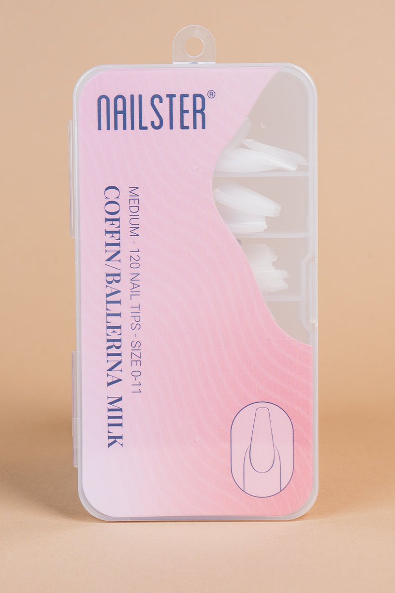 Coffin/Ballerina Medium Milk Tipper | Nailster Denmark