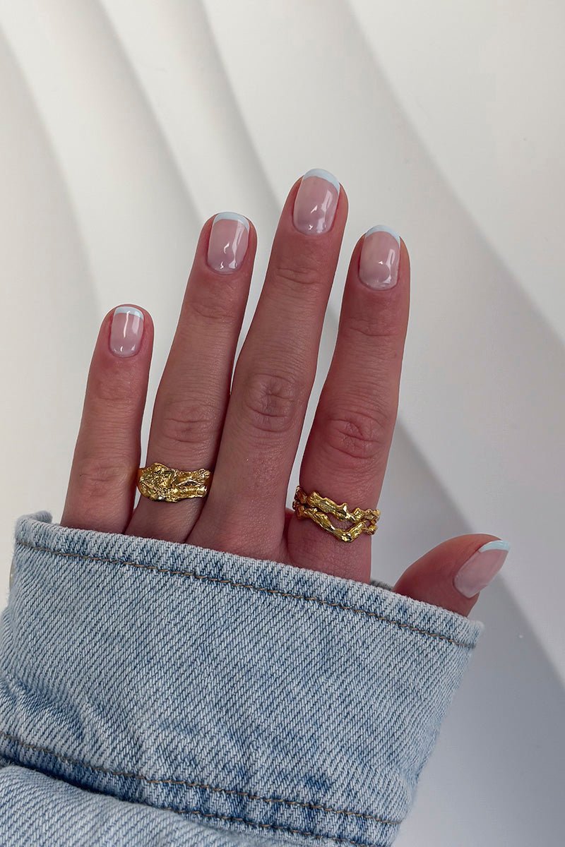 Frosty French Look | Nailster Denmark