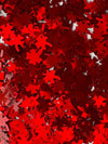 Glitter - Rød Firkløverformet | Nailster Denmark