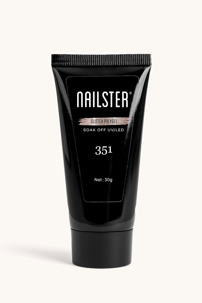 Polygel Glimmer Brun · 351 | Nailster Denmark