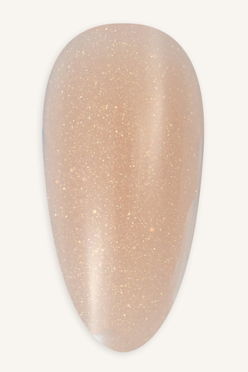 Polygel Glimmer Champagne · 345 | Nailster Denmark