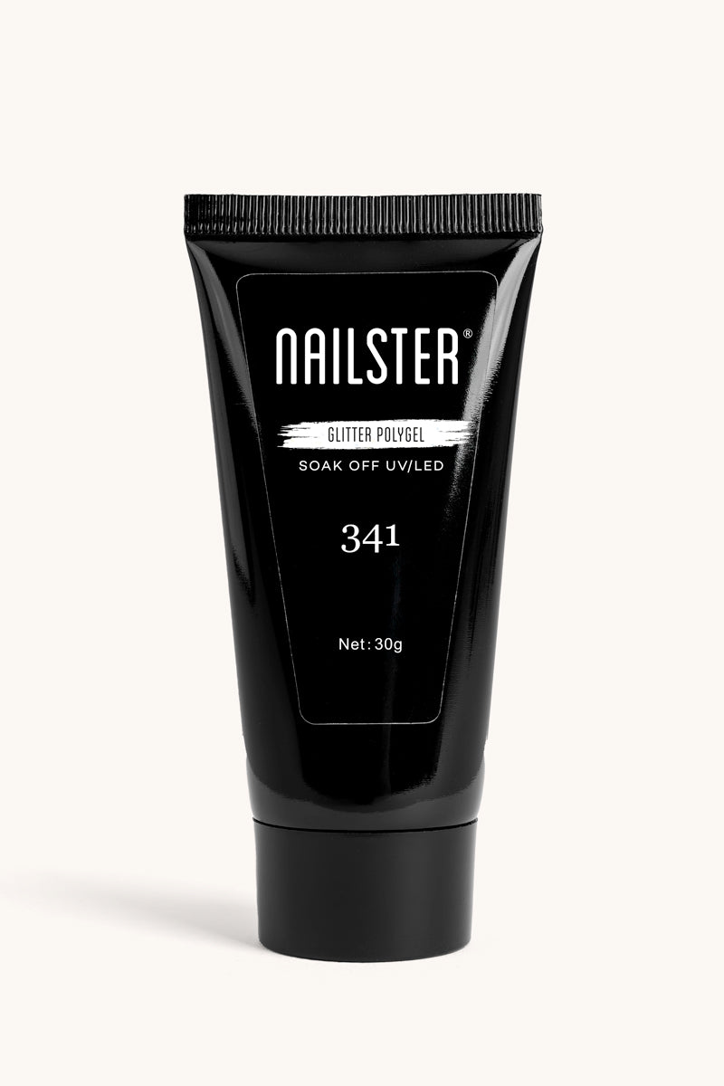 Polygel Glimmer Hvid · 341 | Nailster Denmark