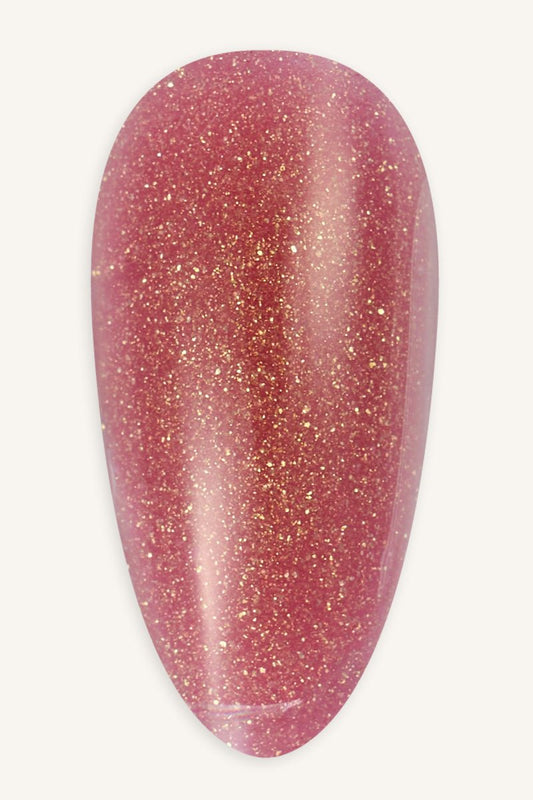 Polygel Glimmer Rød · 348 | Nailster Denmark