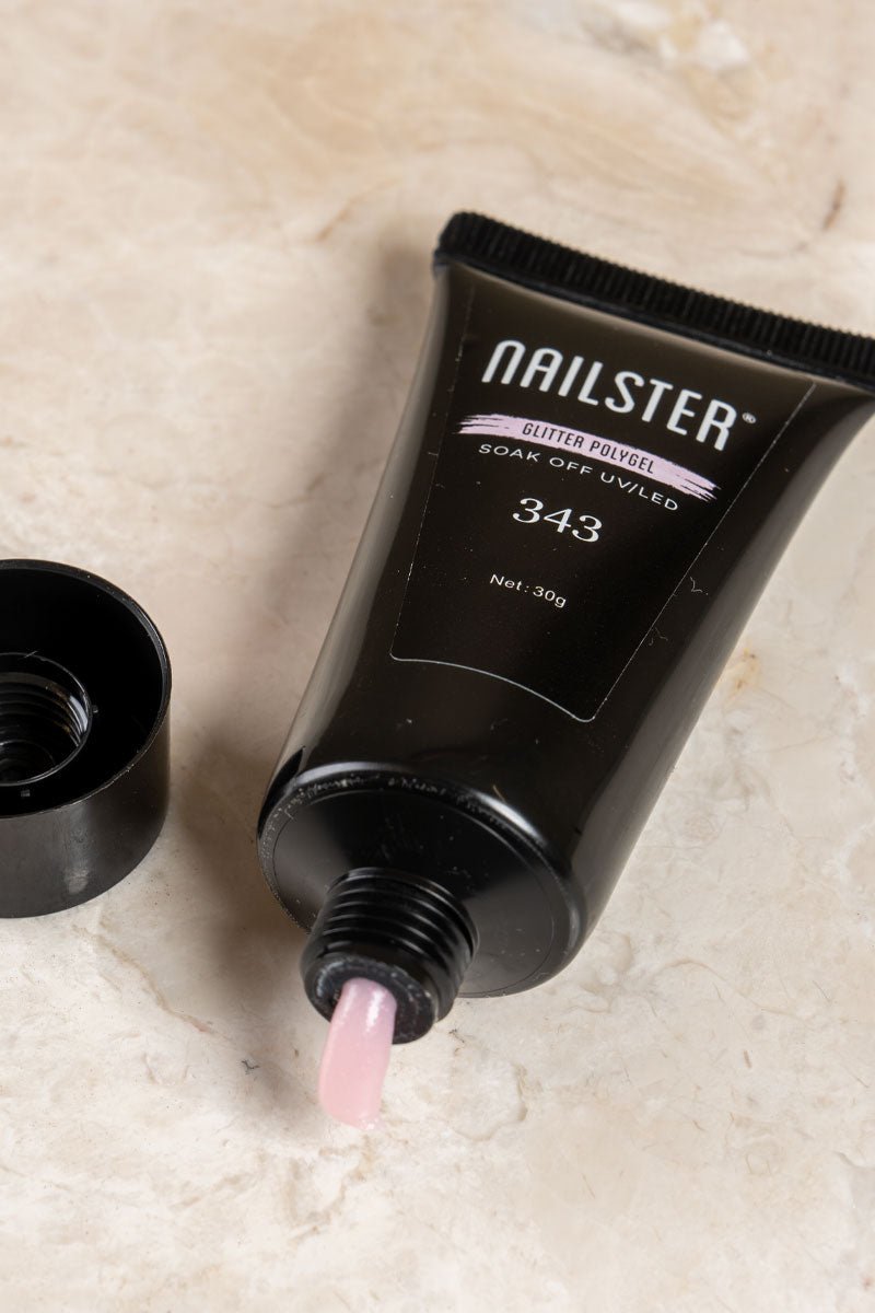 Polygel Glimmer Rose · 343 | Nailster Denmark