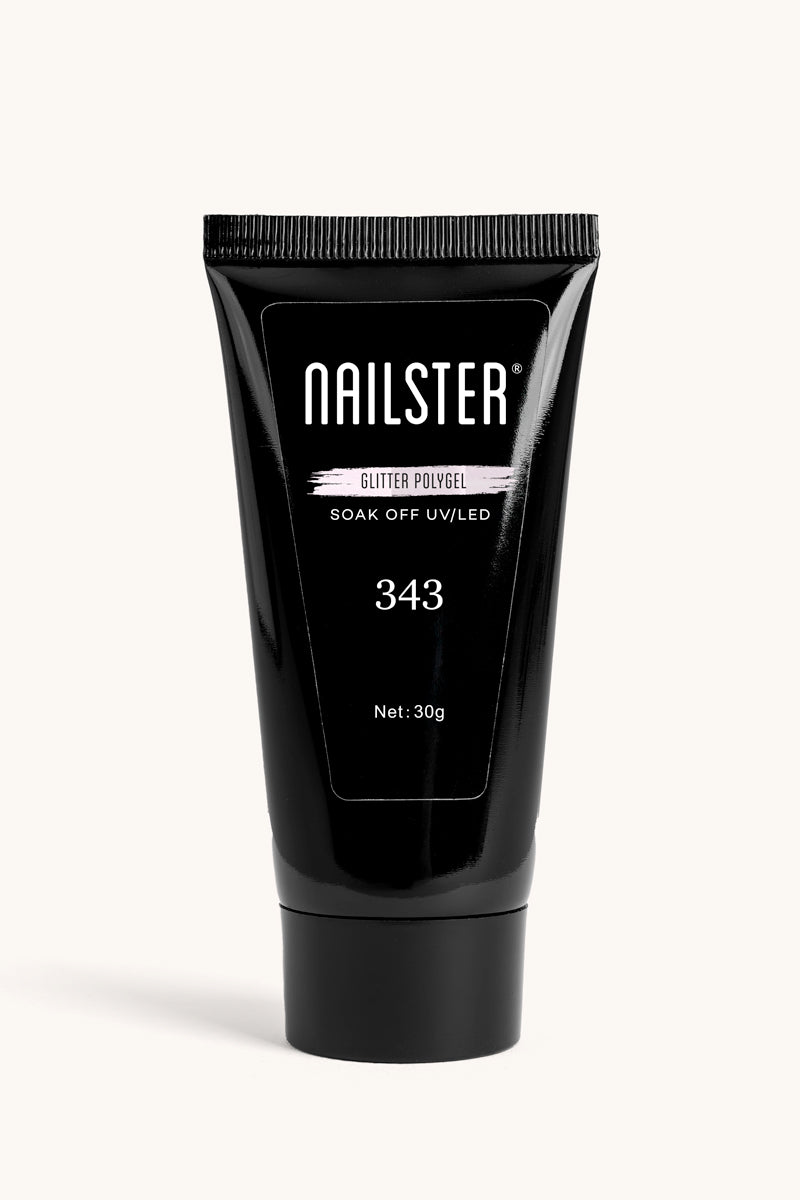 Polygel Glimmer Rose · 343 | Nailster Denmark