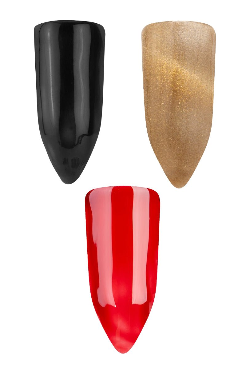 Red Glass Cat Eye Bundle | Nailster Denmark