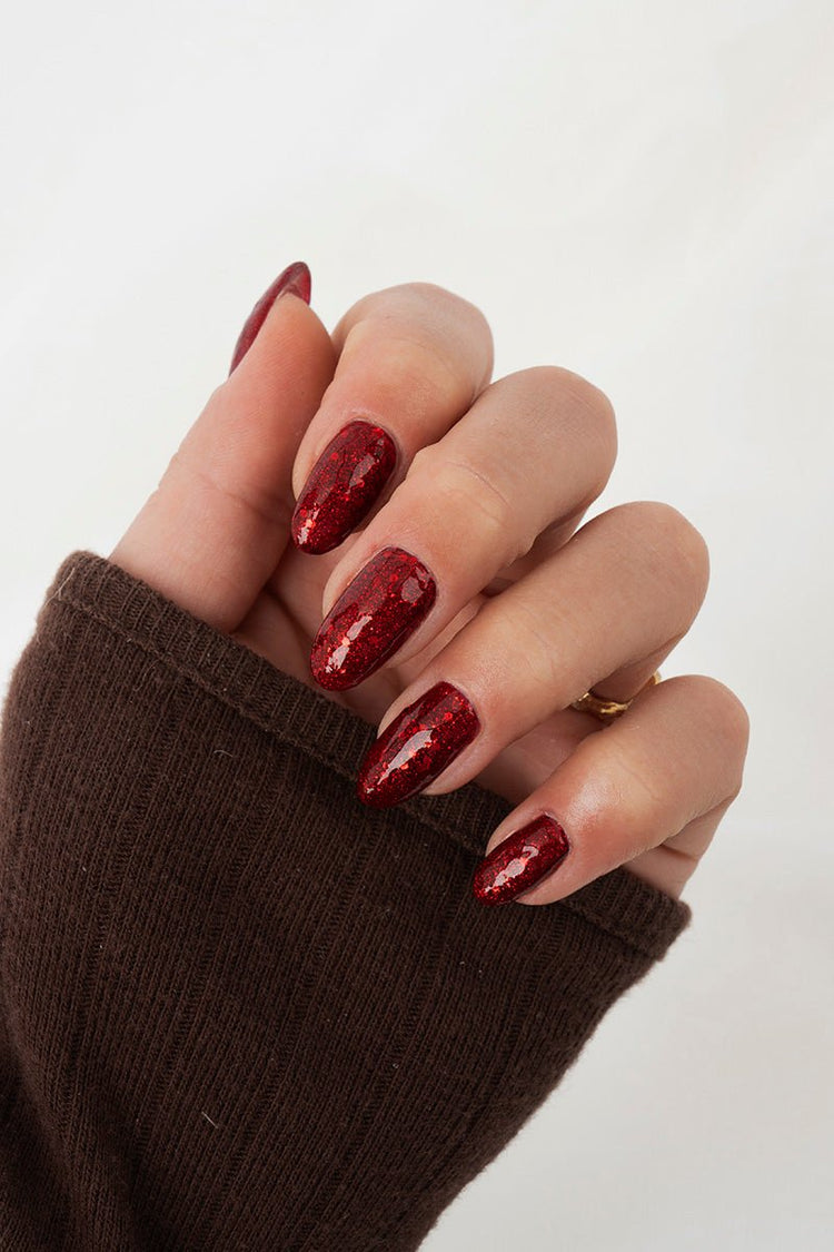 Red Glitter · 441 – Gel Polish by Nailster, image 3