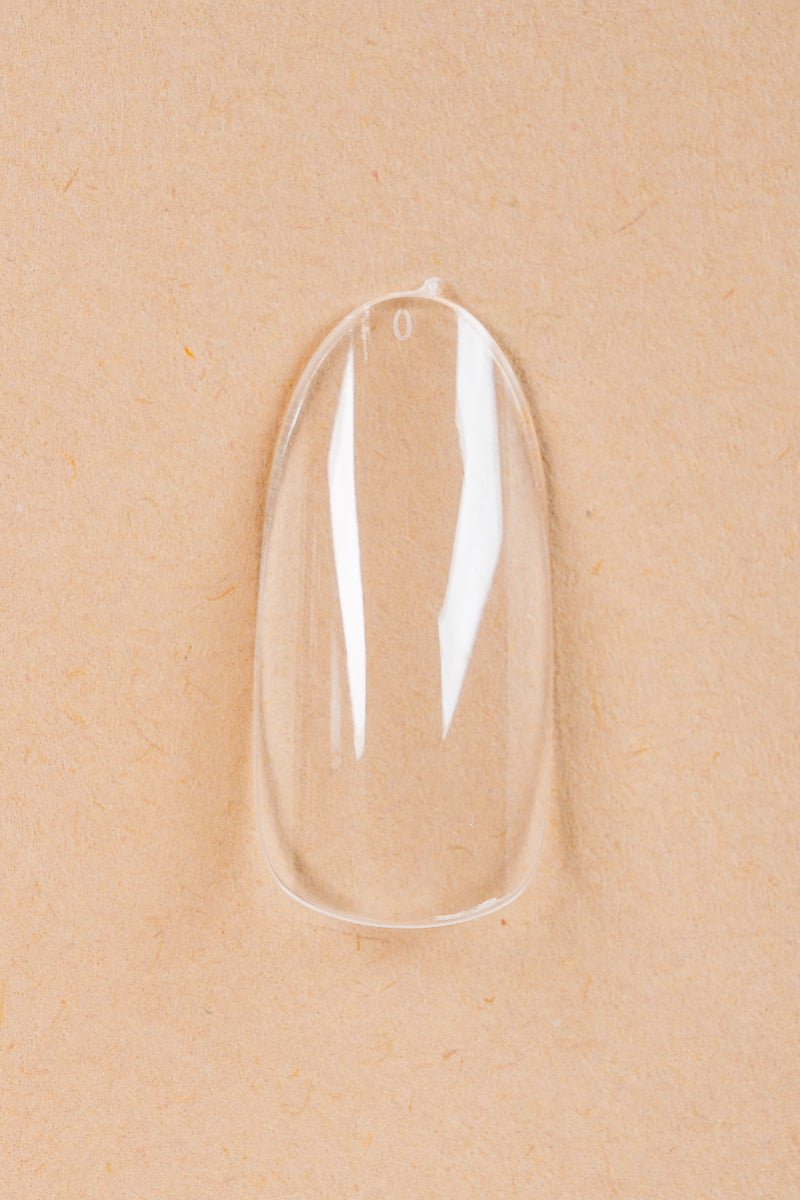 Round Medium Clear Tipper | Nailster Denmark