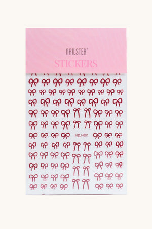Scarlet Bow - Stickers | Nailster Denmark