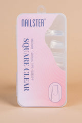 5 x Square Medium Clear Tipper