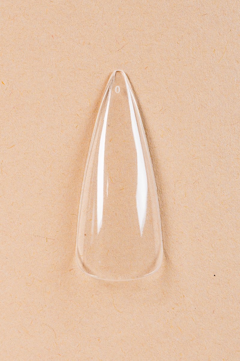 Stiletto Long Clear Tipper | Nailster Denmark