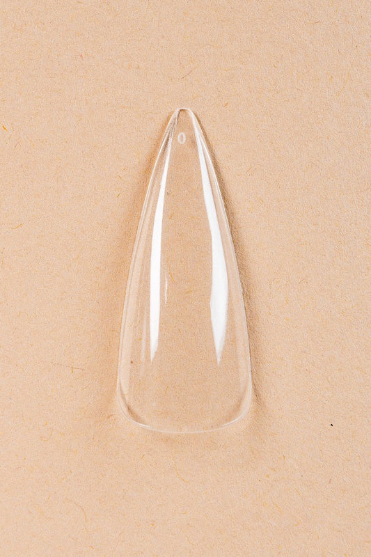 Stiletto Long Clear Tipper | Nailster Denmark