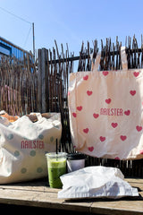 Tote Bag - Dusty Green Dots | Nailster Denmark